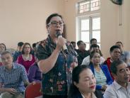 Đại biểu Quốc hội tiếp xúc cử tri huyện Nghĩa Đàn trước kỳ họp thứ 9